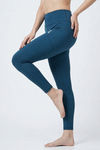 Zelocity Quick Dry Yoga & Training 3/4th Leggings - Teal Blue — thumbnail 3